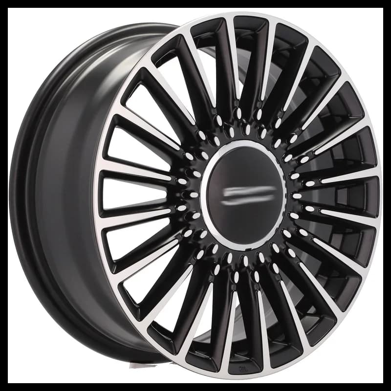 4 jantes 6.5 16 4x98 design fiat noir brillant
