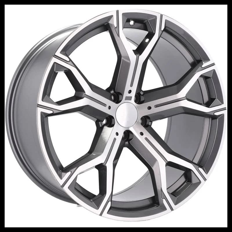 4 jantes 9.0 20 5x112 design bmw gris brillant