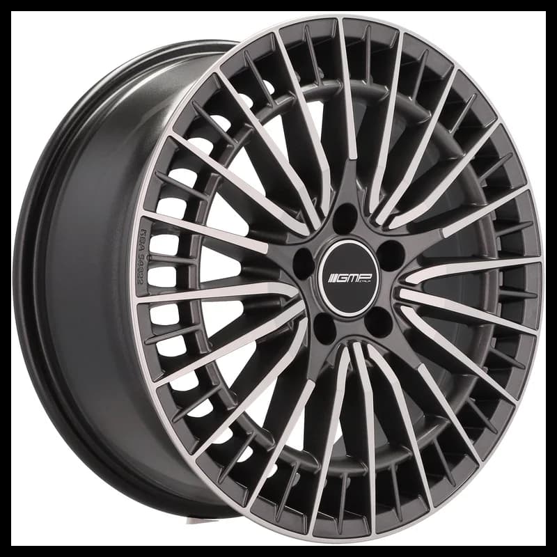 4 jantes 8.0 18 5x112 gris brillant