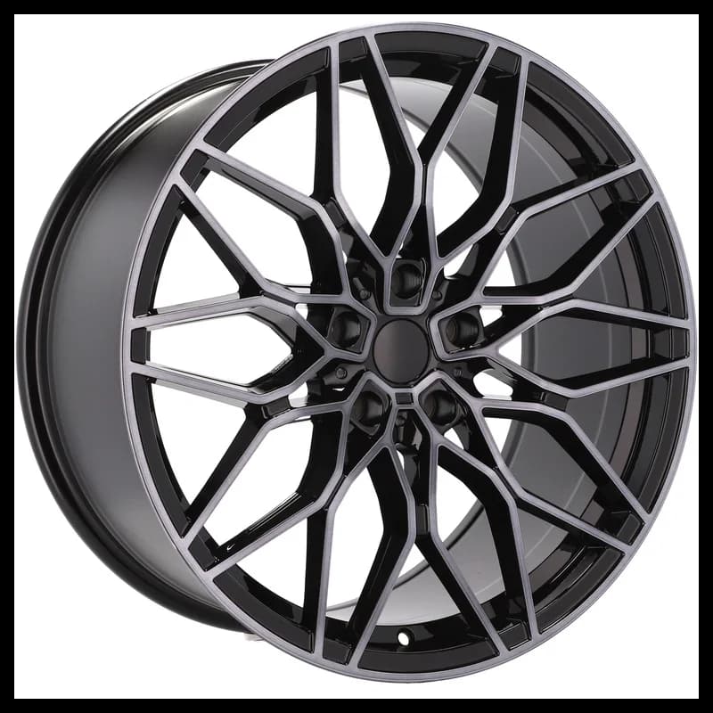 4 jantes 8.5 19 5x120 design bmw noir brillant