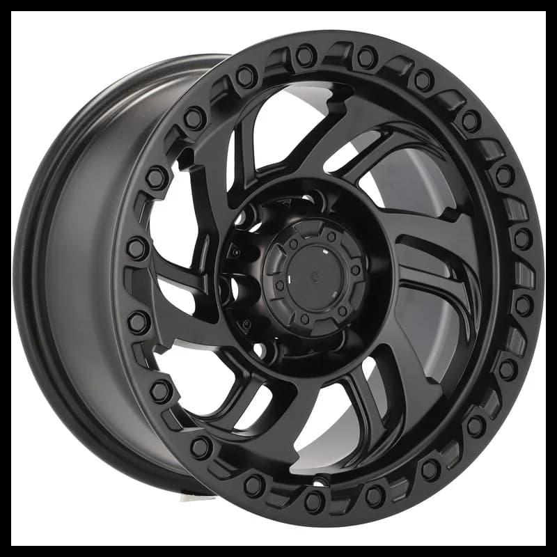 4 jantes 8.0 15 6x139.7 noir mat