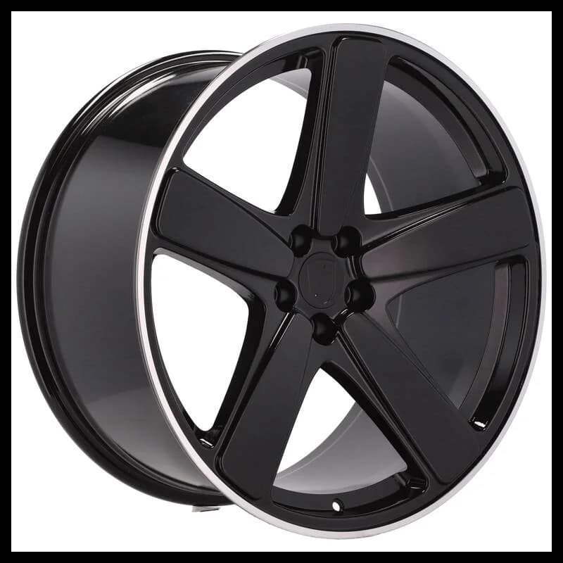 4 jantes 10.0 21 5x130 design porsche noir mat