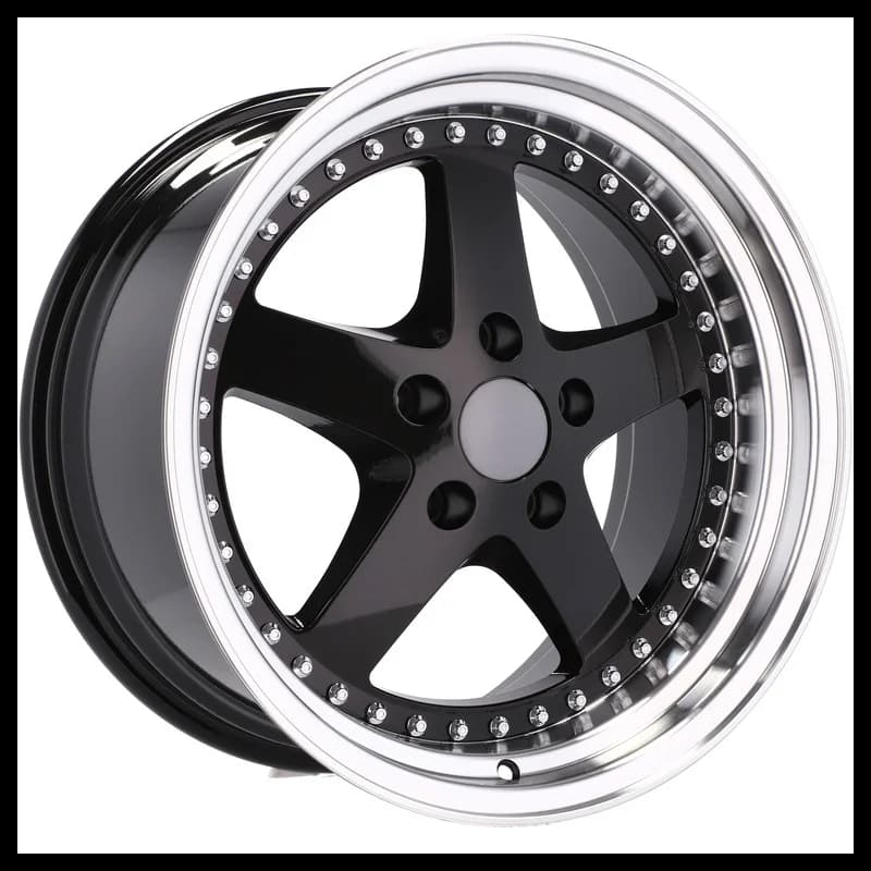 4 jantes 8.5 18 5x120 design bmw noir brillant