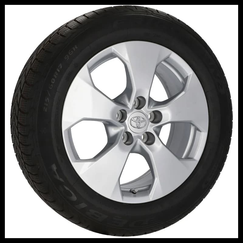 4 jantes 7.0 17 5x114.3 argent brillant