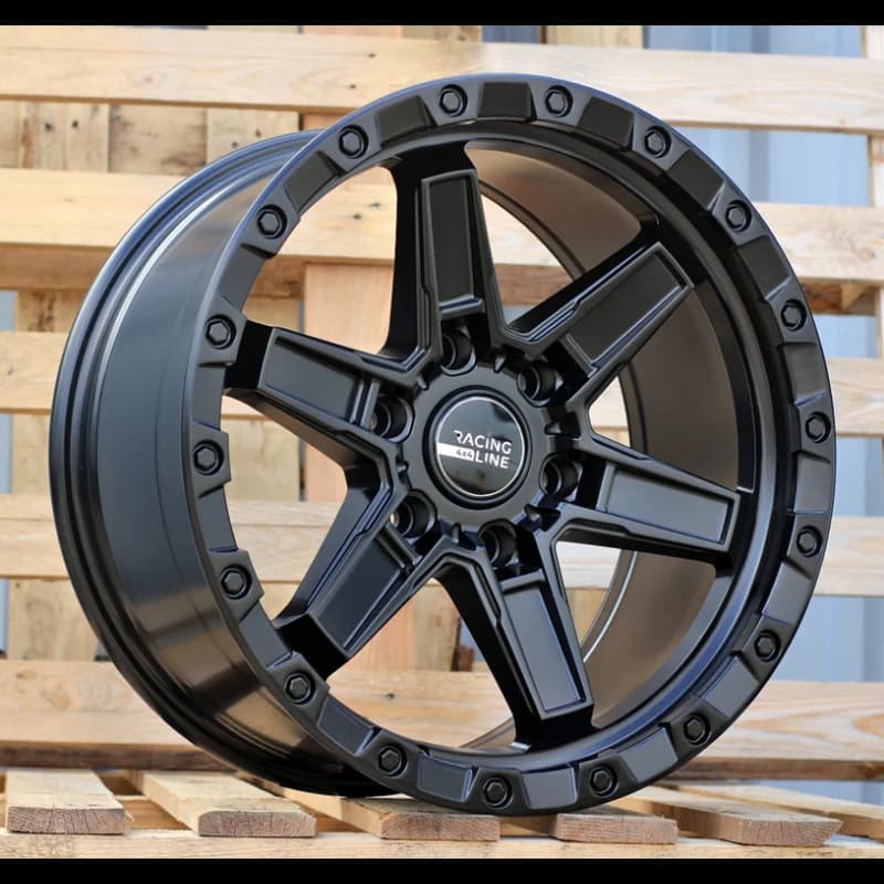 4 jantes 9.0 18 6x139.7 noir mat