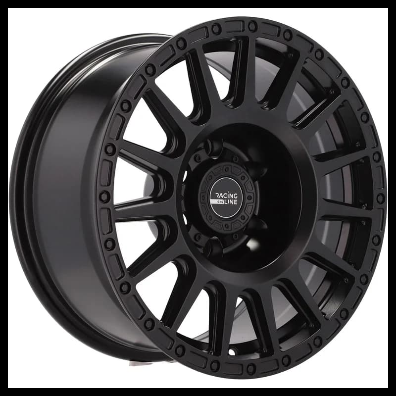 4 jantes 8.0 17 6x139.7 noir mat