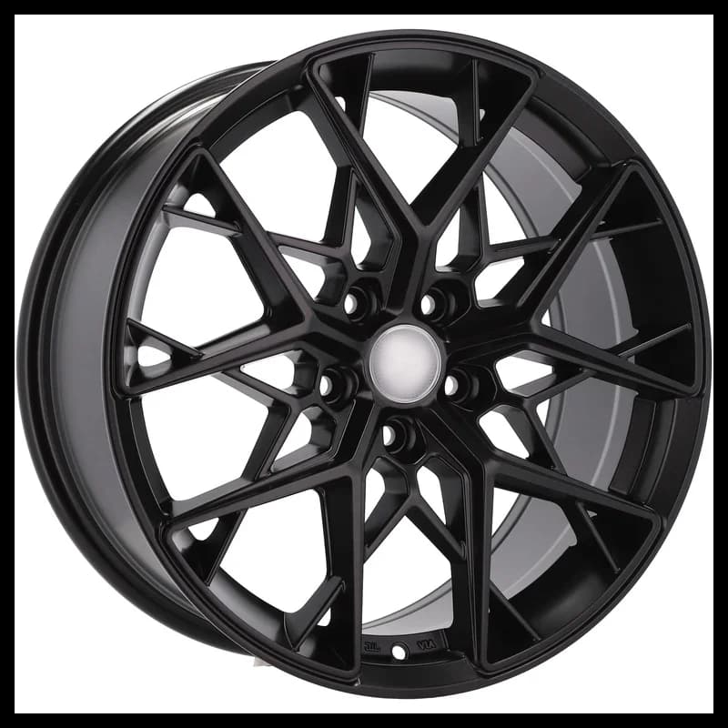 4 jantes 8.5 19 5x112 fluotournage noir mat