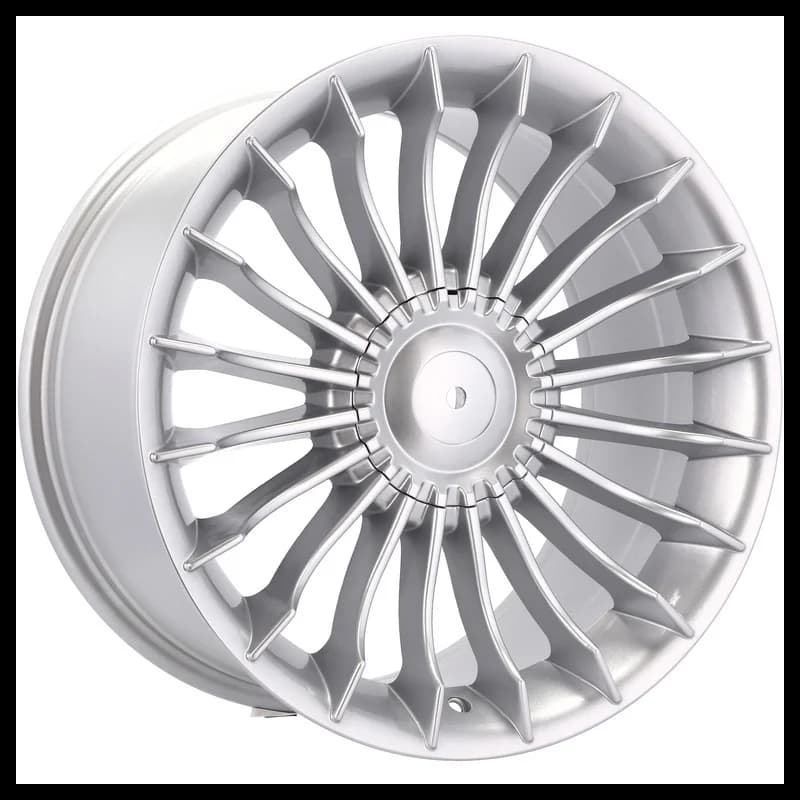 4 jantes 8.0 17 5x120 design bmw argent brillant
