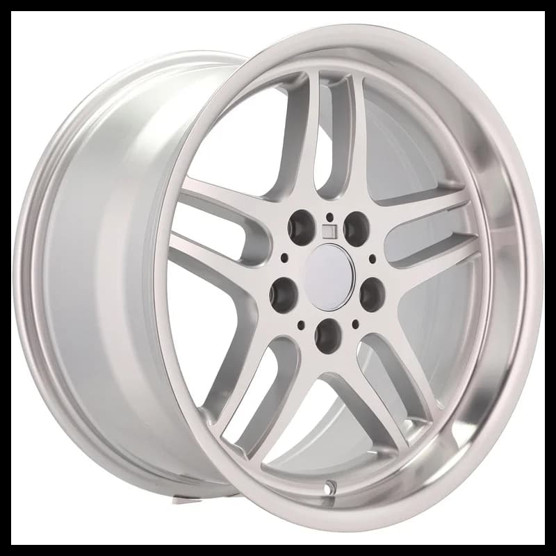 4 jantes 8.0 18 5x120 design bmw argent brillant