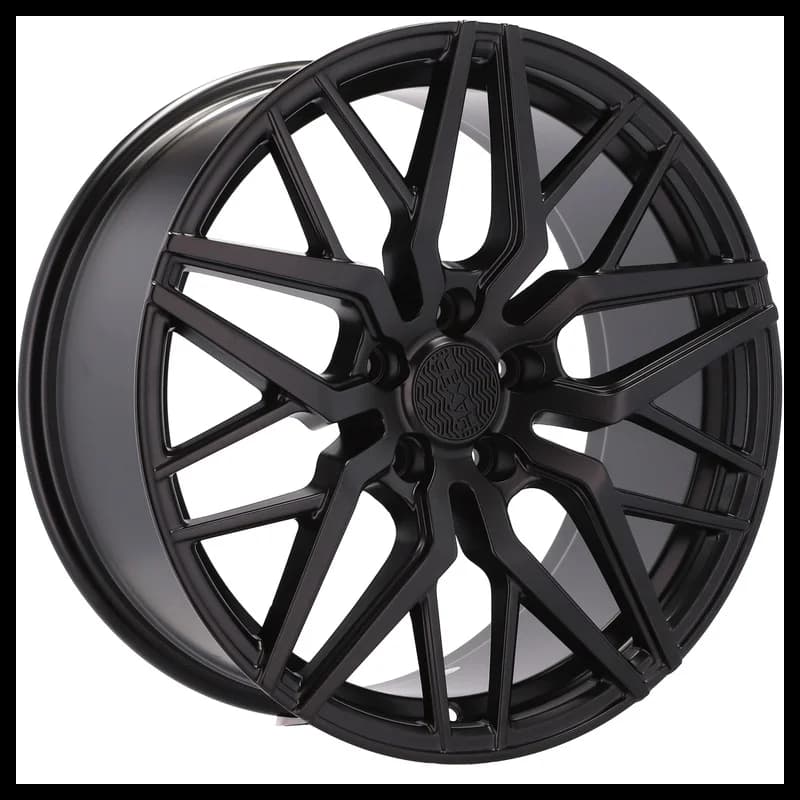 4 jantes 7.5 17 5x112 noir brillant