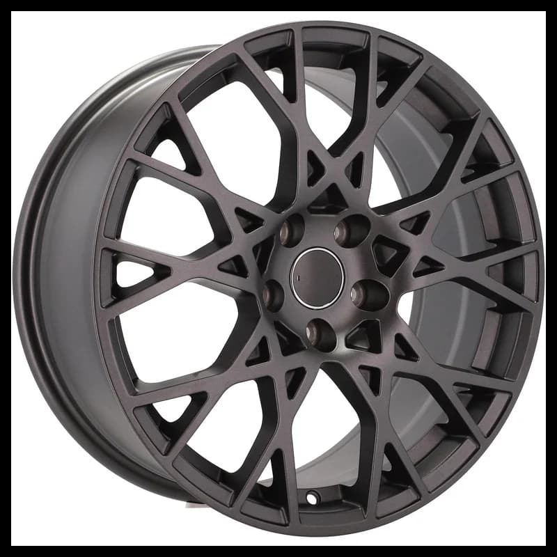 4 jantes 8.0 18 5x112 design audi gris brillant