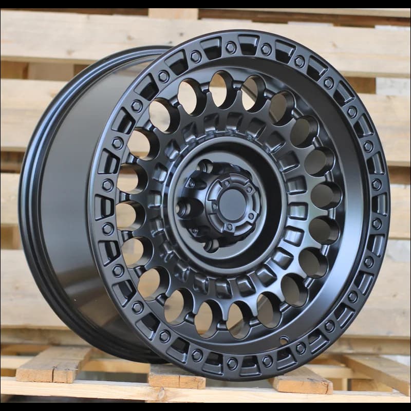 4 jantes 9.0 18 6x114.3 noir mat