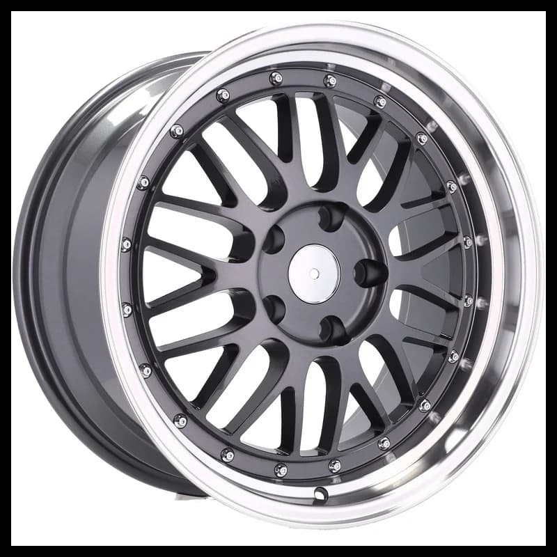 4 jantes 7.5 17 5x120 gris brillant