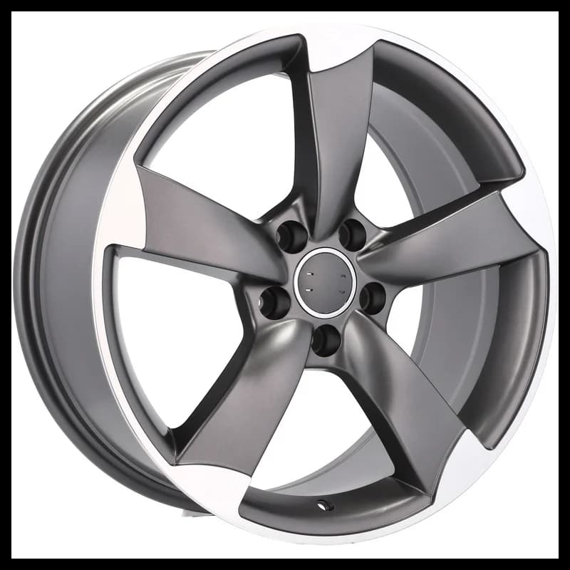 4 jantes 8.5 19 5x112 design audi gris mat