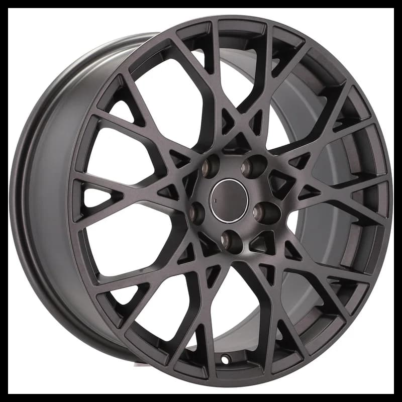 4 jantes 8.0 18 5x112 design audi gris brillant