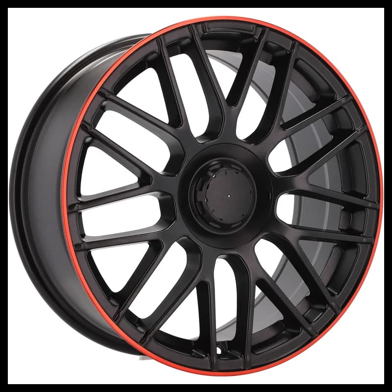 4 jantes 8.5 18 5x112 design mercedes noir mat