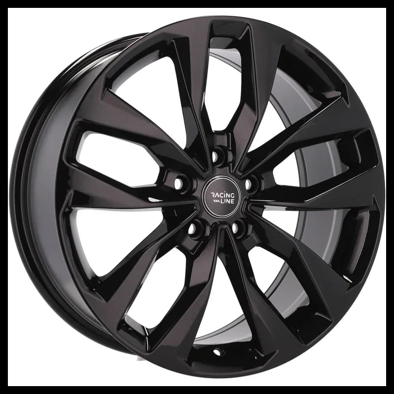 4 jantes 6.5 16 5x105 noir brillant