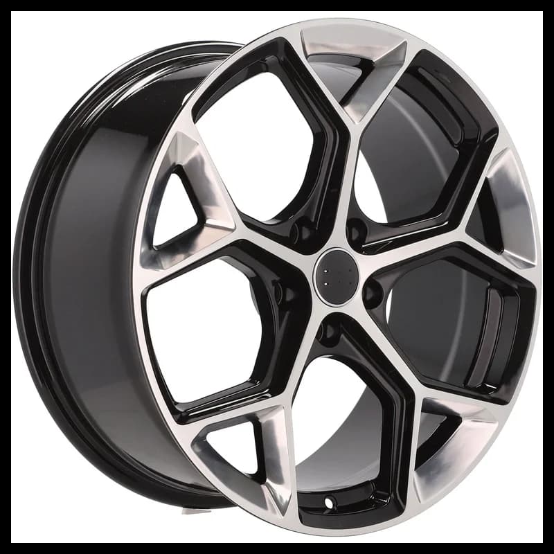 4 jantes 8.5 19 5x112 design audi noir brillant