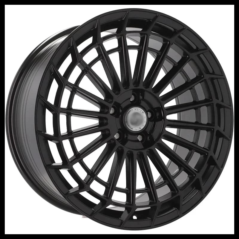 4 jantes 8.0 19 5x112 design mercedes noir mat