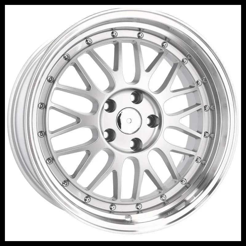 4 jantes 7.5 17 5x120 argent brillant