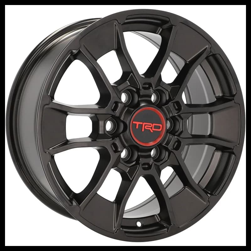 4 jantes 8.0 18 6x139.7 design toyota noir mat