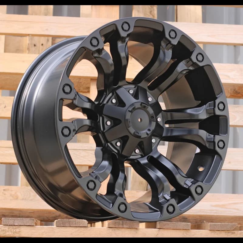 4 jantes 9.0 18 6x139.7 noir mat