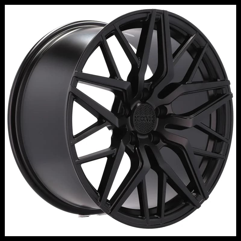 4 jantes 7.5 17 5x120 fluotournage noir brillant