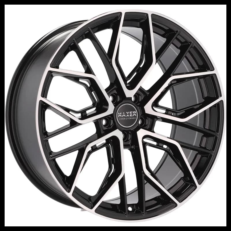 4 jantes 9.0 20 5x120 fluotournage noir brillant
