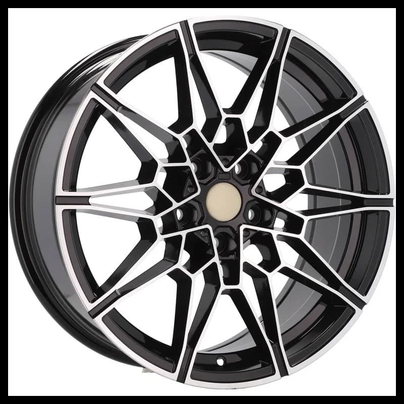 4 jantes 9.0 19 5x112 design bmw noir brillant