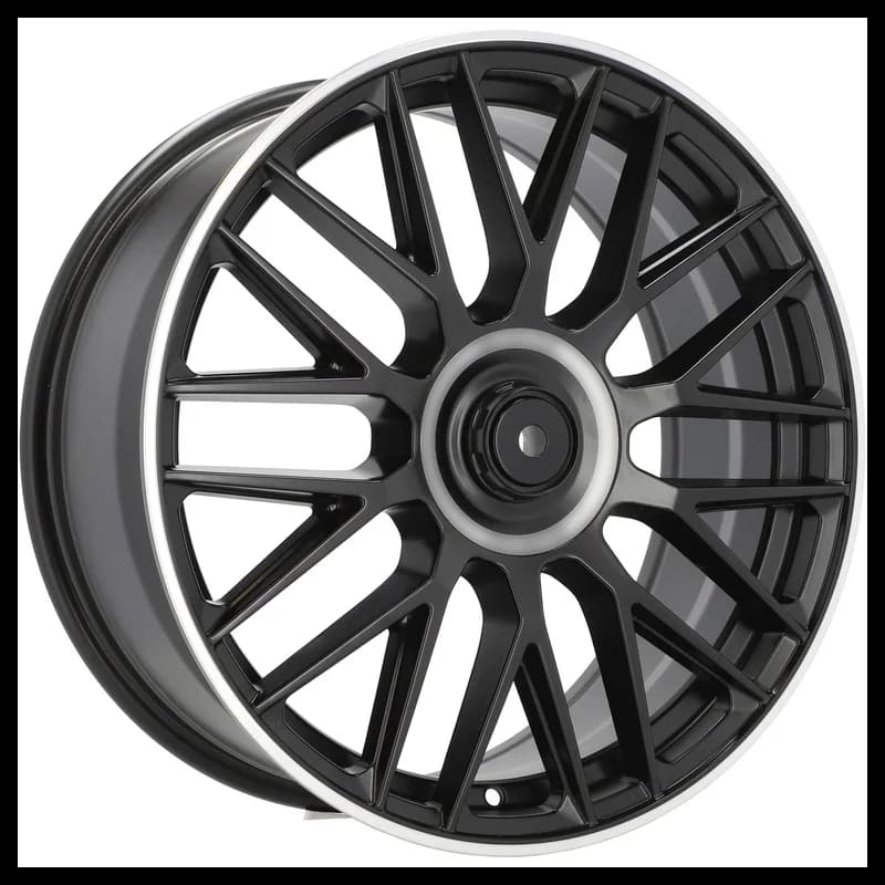 4 jantes 9.0 19 5x112 design mercedes noir mat