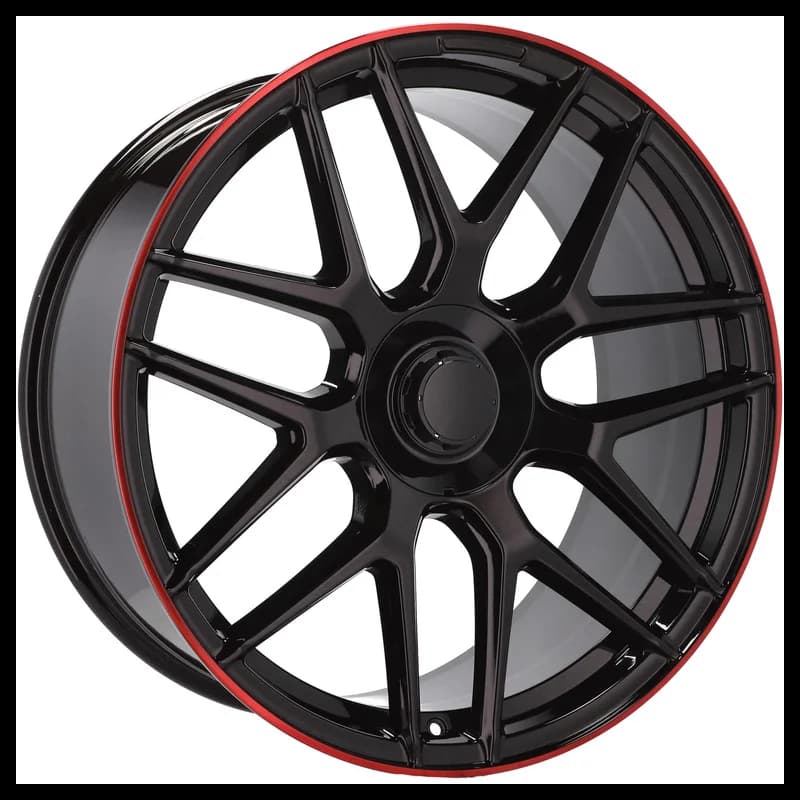 4 jantes 8.5 19 5x112 design mercedes noir mat