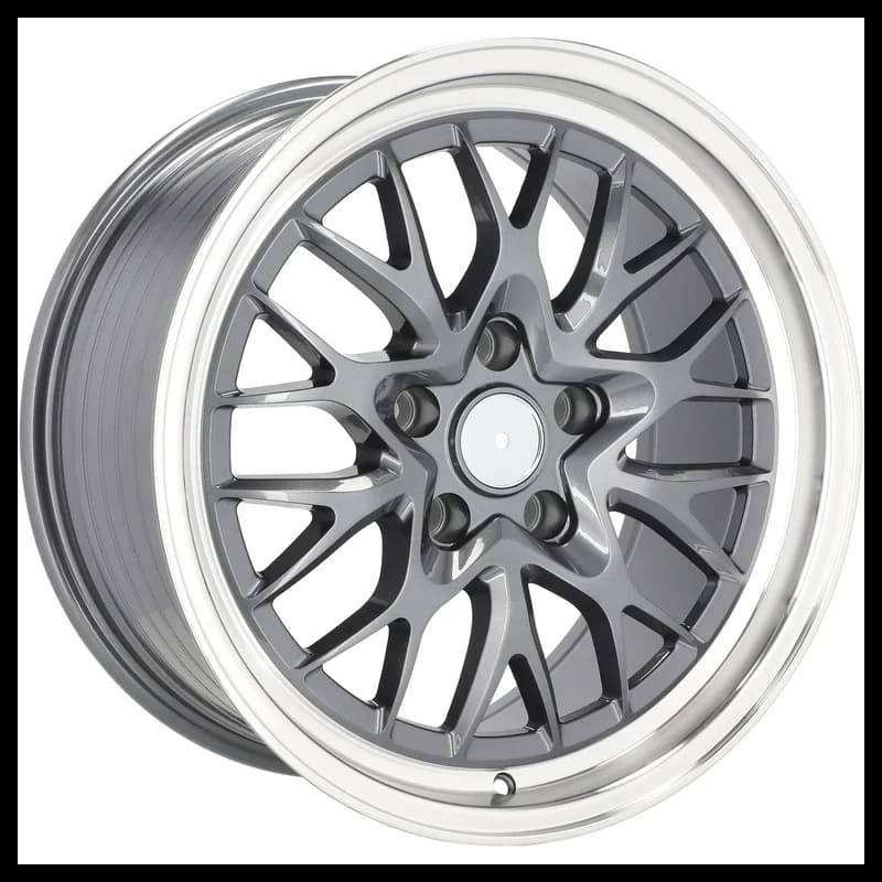 4 jantes 8.0 18 5x120 gris brillant