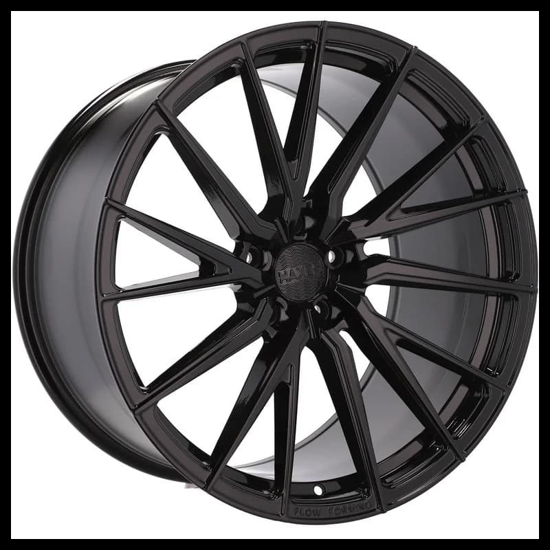 4 jantes 9.0 22 5x112 fluotournage noir brillant