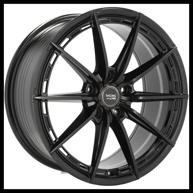 4 jantes 8.0 18 5x108 fluotournage noir mat