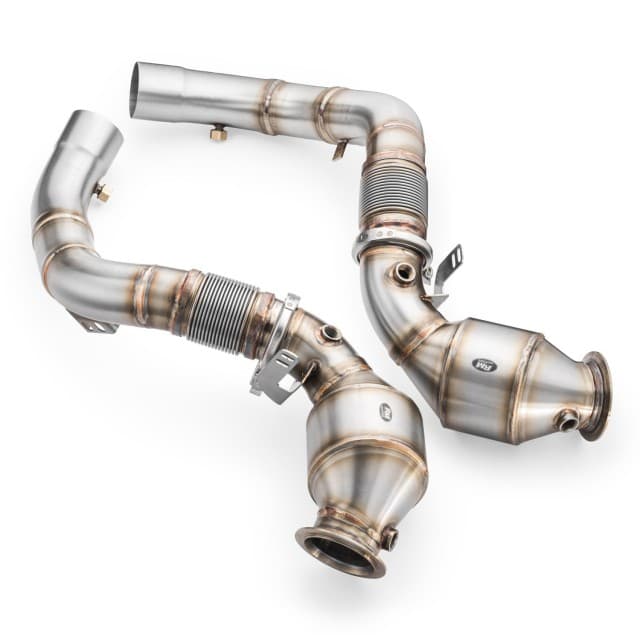 Catalyseur hjs 300 cpsi euro 6 pour downpipe bmw m5 f90.
