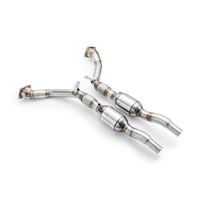 Downpipe audi a6, s6, allroad c5 2.7 t + silencer
