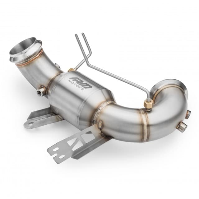 Downpipe mercedes amg cla 45 with silencer