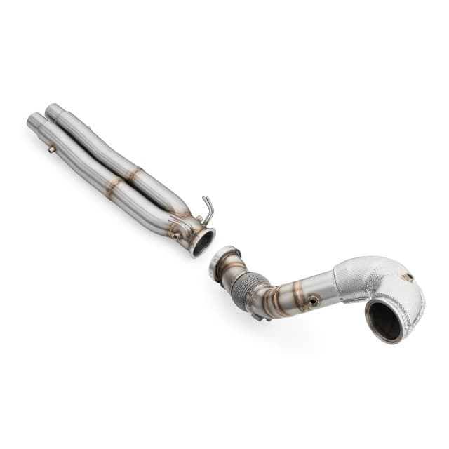 Downpipe audi rs3 8y 2.5 tfsi with heat shield