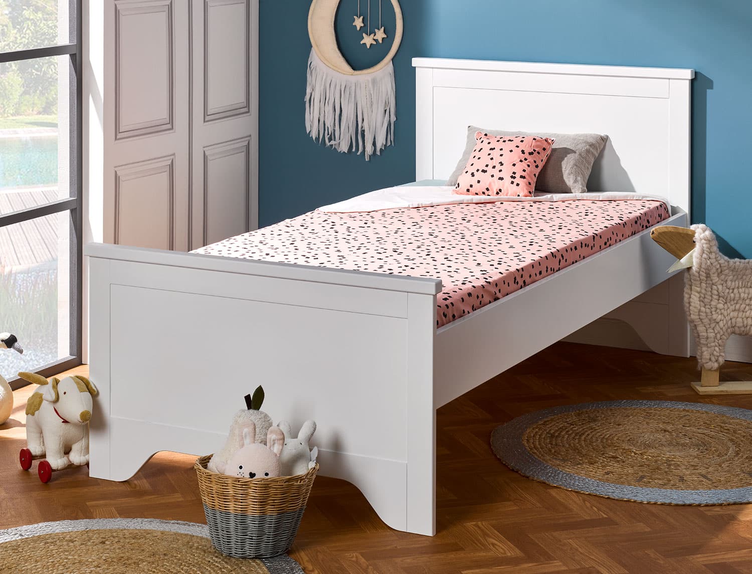 Lit enfant 90x190 Occitane Blanc