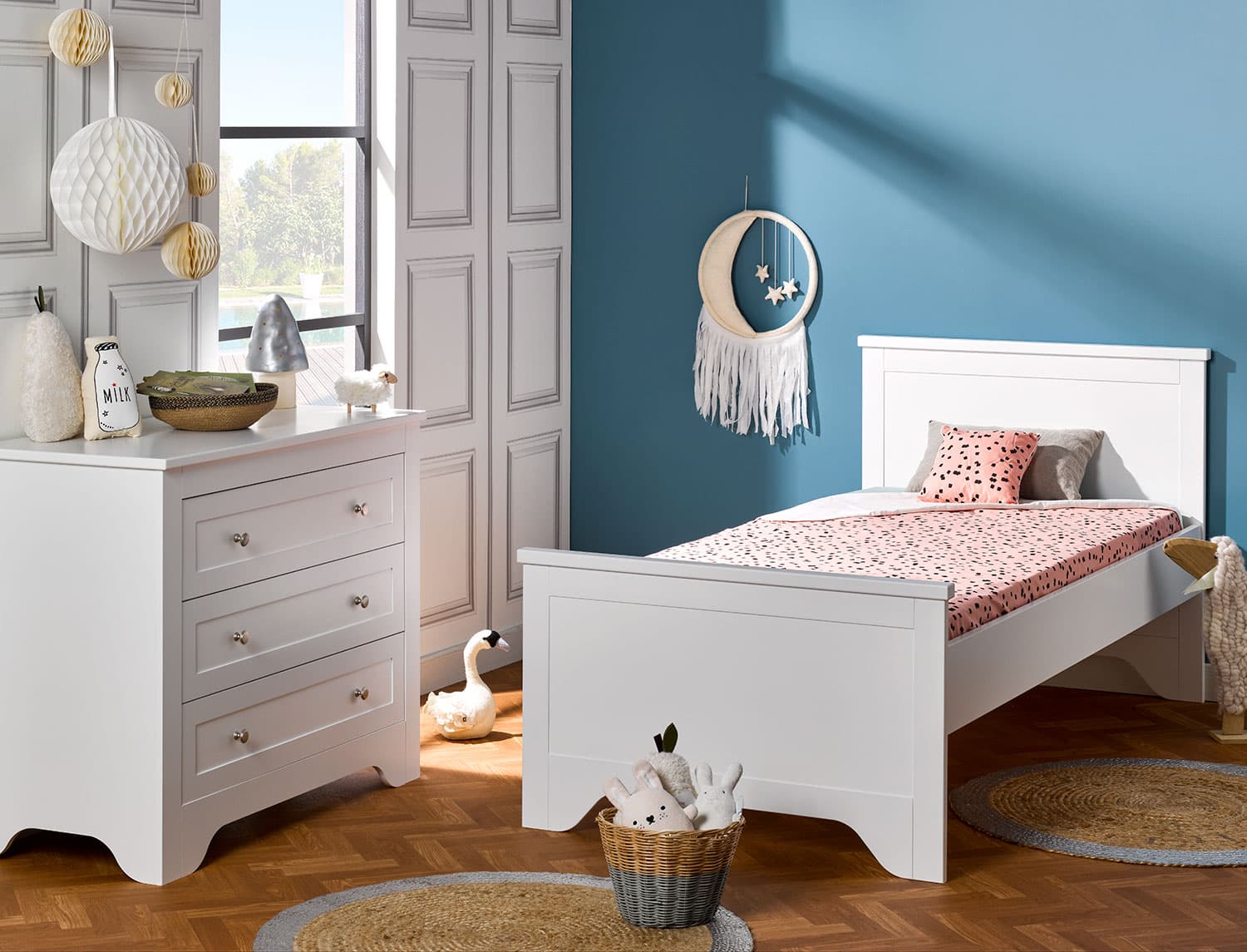 Petite chambre enfant Blanc Occitane