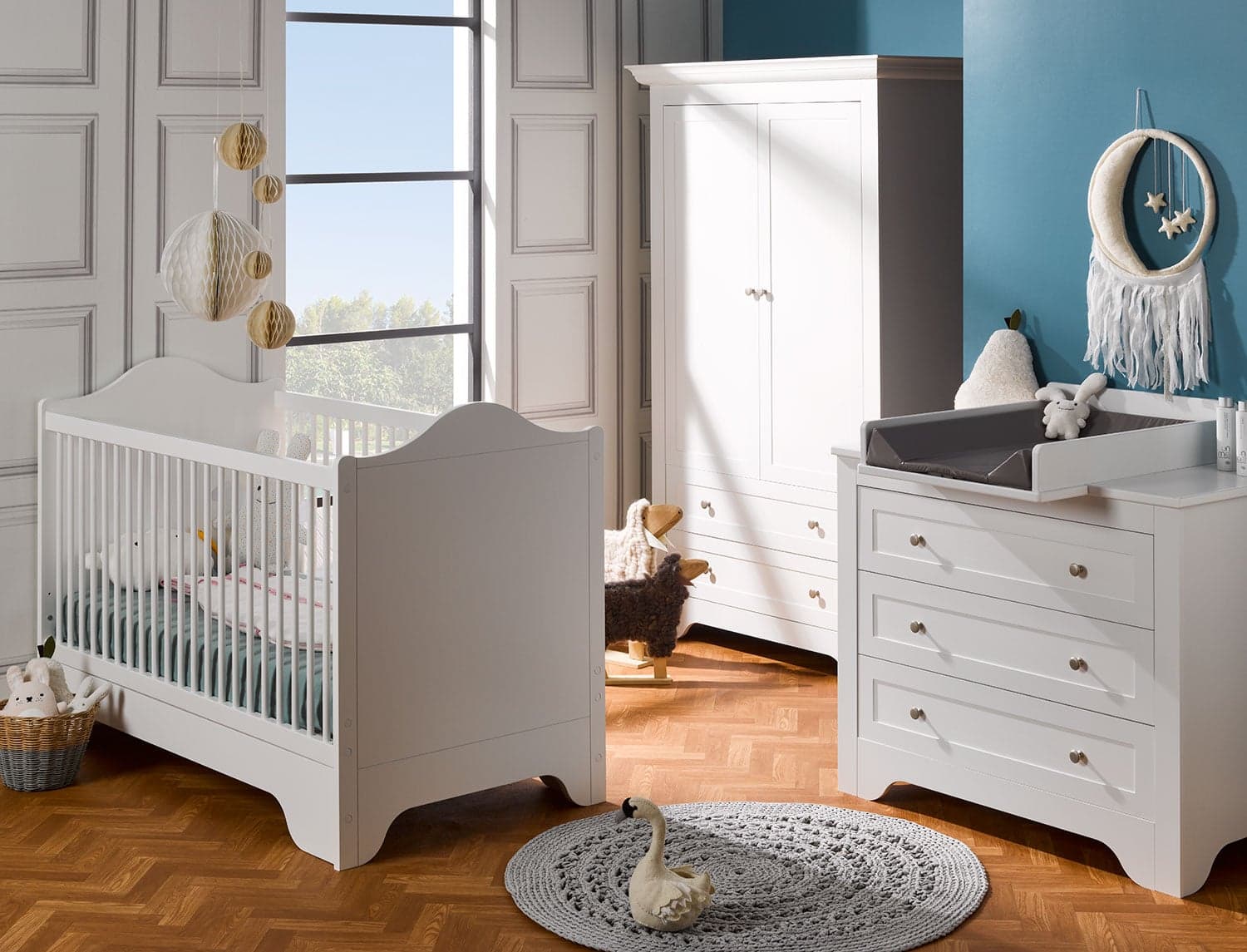 Chambre bébé complète Occitane Blanc