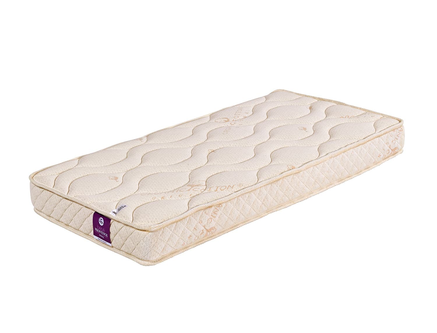 Matelas bébé 60x120 Coton Bio Organique