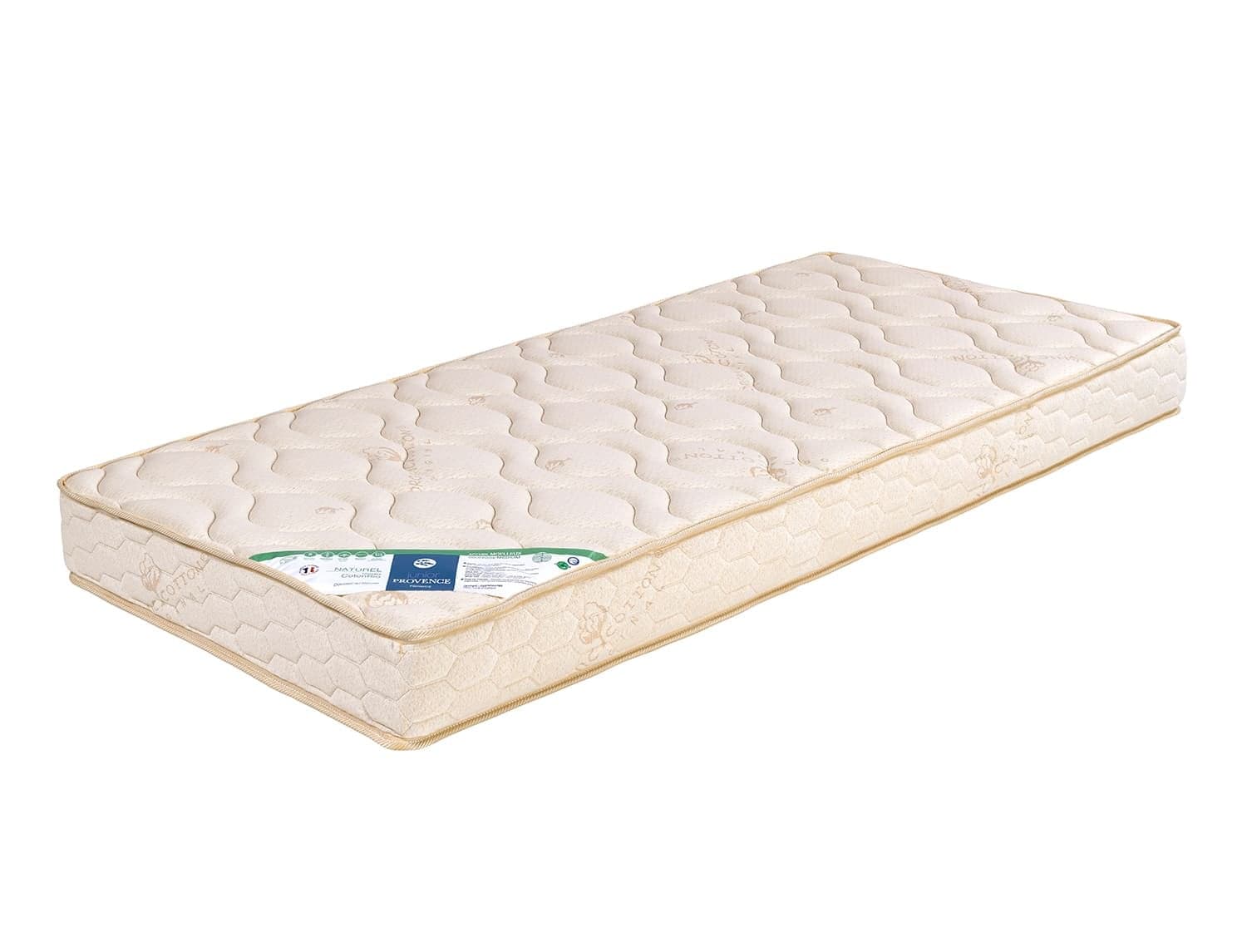 Matelas 90x190x16 Coton Bio Organique