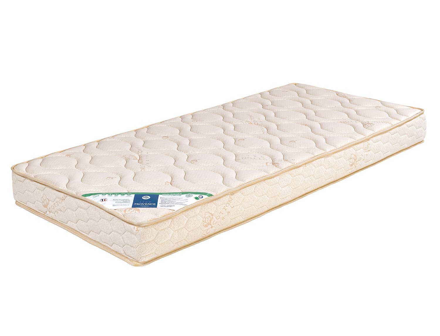 Matelas 90x200x16 Bio Coton