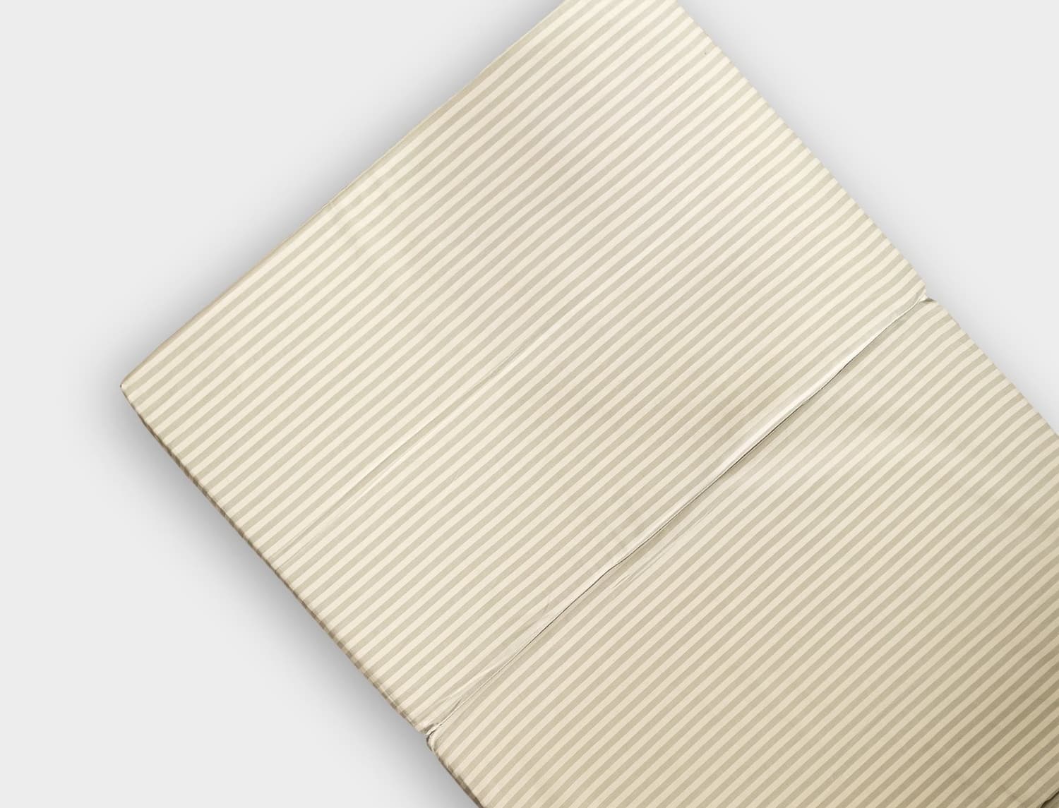 Matelas d'appoint pliable 70x180 Coton Bio Rayé