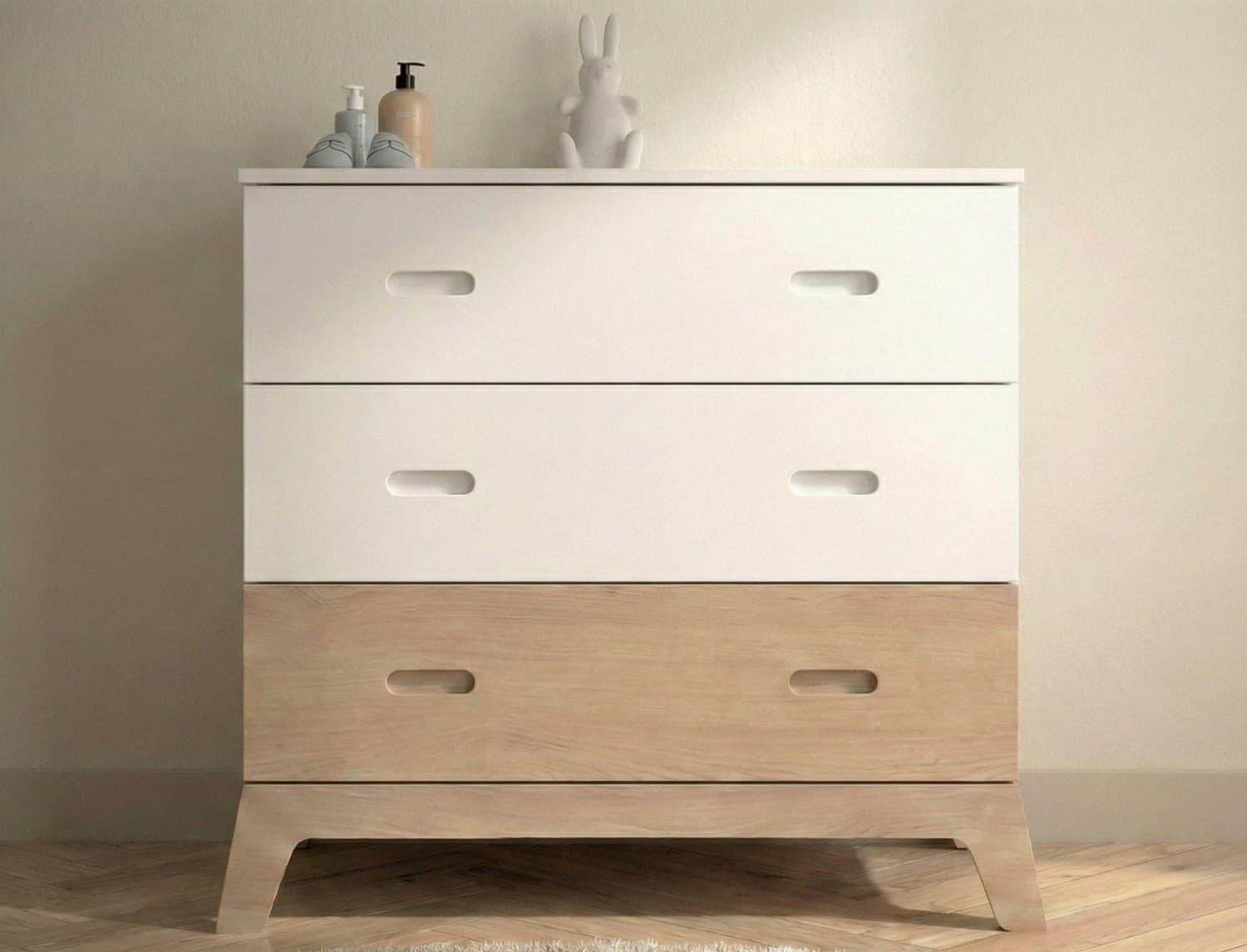 Commode enfant Archipel Blanc & Chêne
