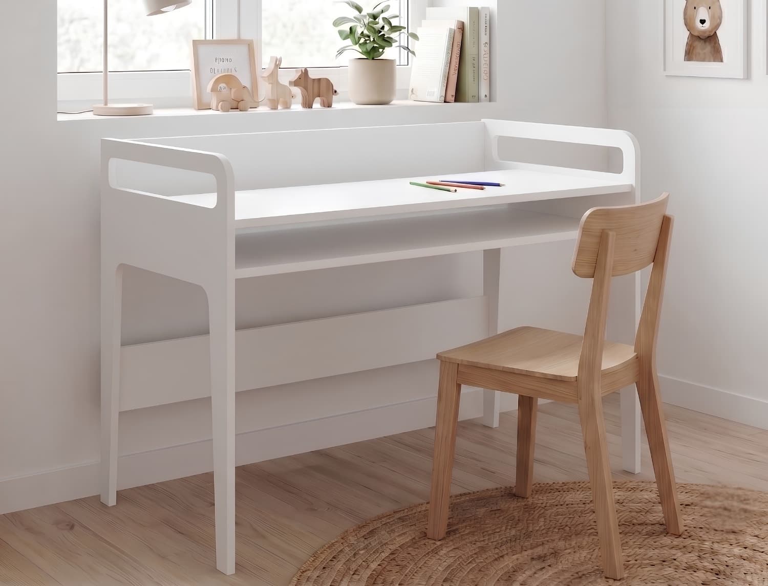 Bureau enfant Blanc Féroé