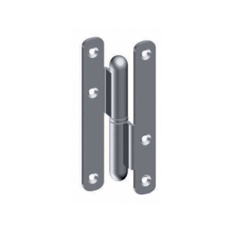 Paumelles coudées bout rond paumelle coudée bout rond zingué - droite 110 x 60 x 70 mm 1 pièce(s) - monin