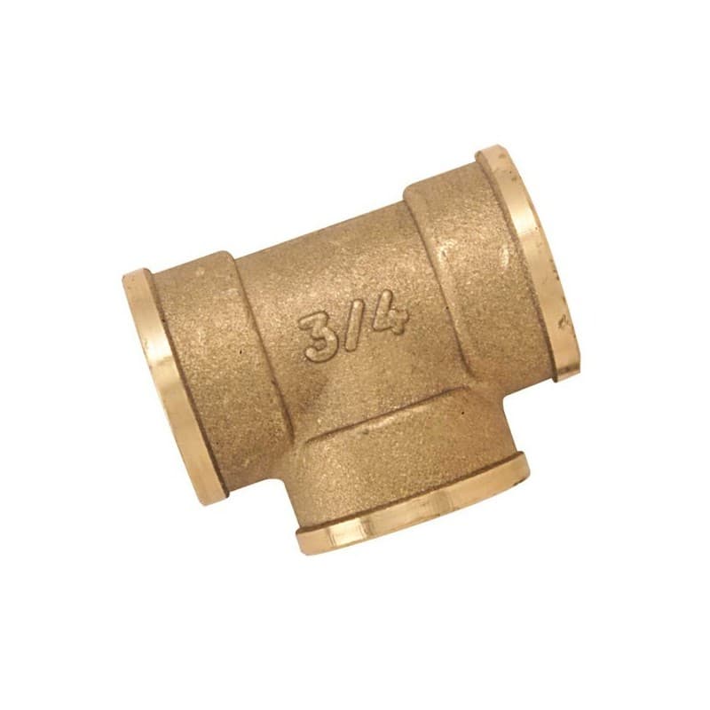 Tés triple égaux - laiton té triple égal f15x21 1 pièce(s) laiton 15/21 (1/2") femelle - boutte