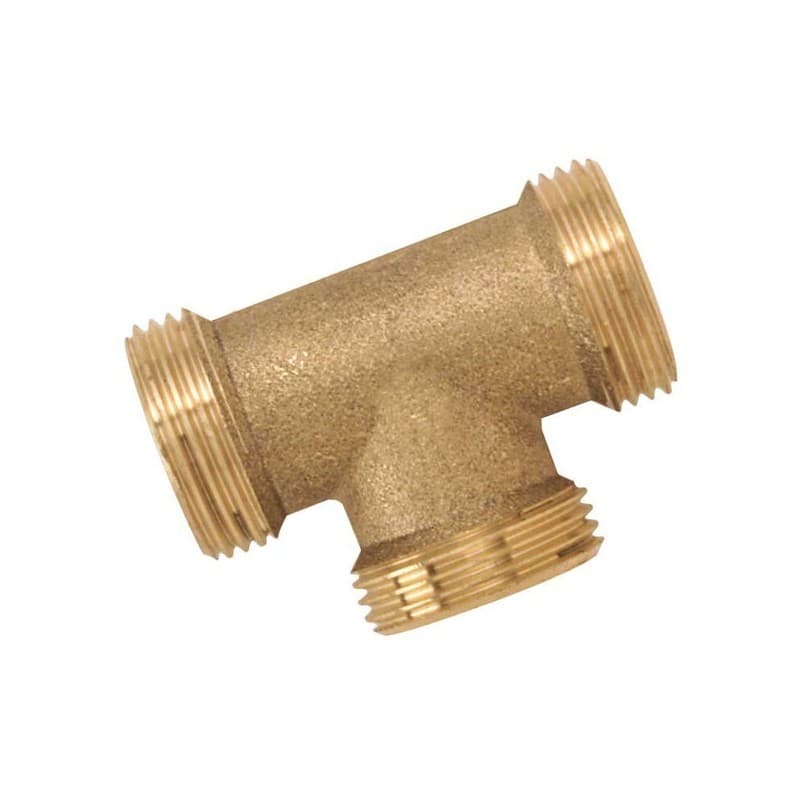 Tés triple égaux - laiton té triple égal m12x17 1 pièce(s) laiton 12/17 (3/8") mâle - boutte